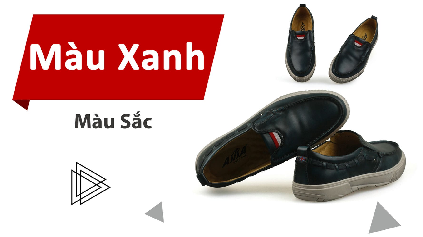 Giày lười nam nhập khẩu Anh quốc ASISA